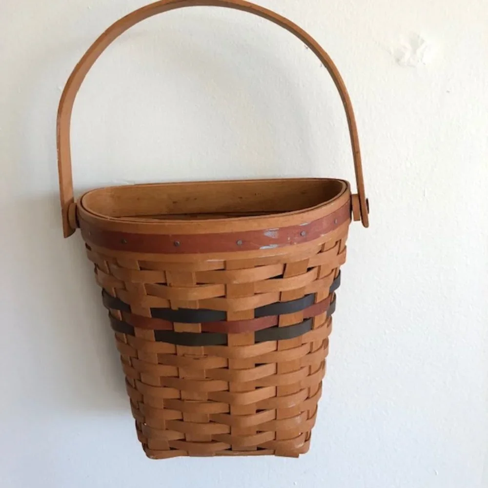 LONGABERGER Shades of Autumn Harvest Basket, Liner & Protector